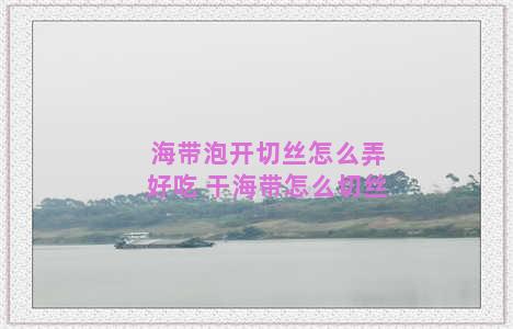 海带泡开切丝怎么弄好吃 干海带怎么切丝